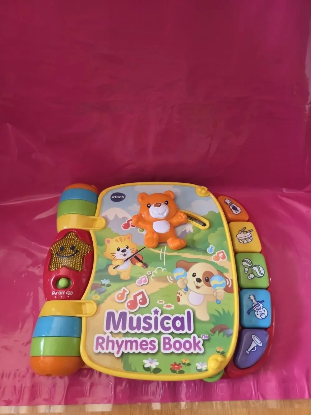 VTECH Storytime Rhymes Musical book toy Tested/Works
